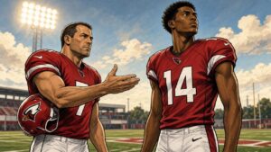Jacoby Brissett Marvin Harrison Jr comic